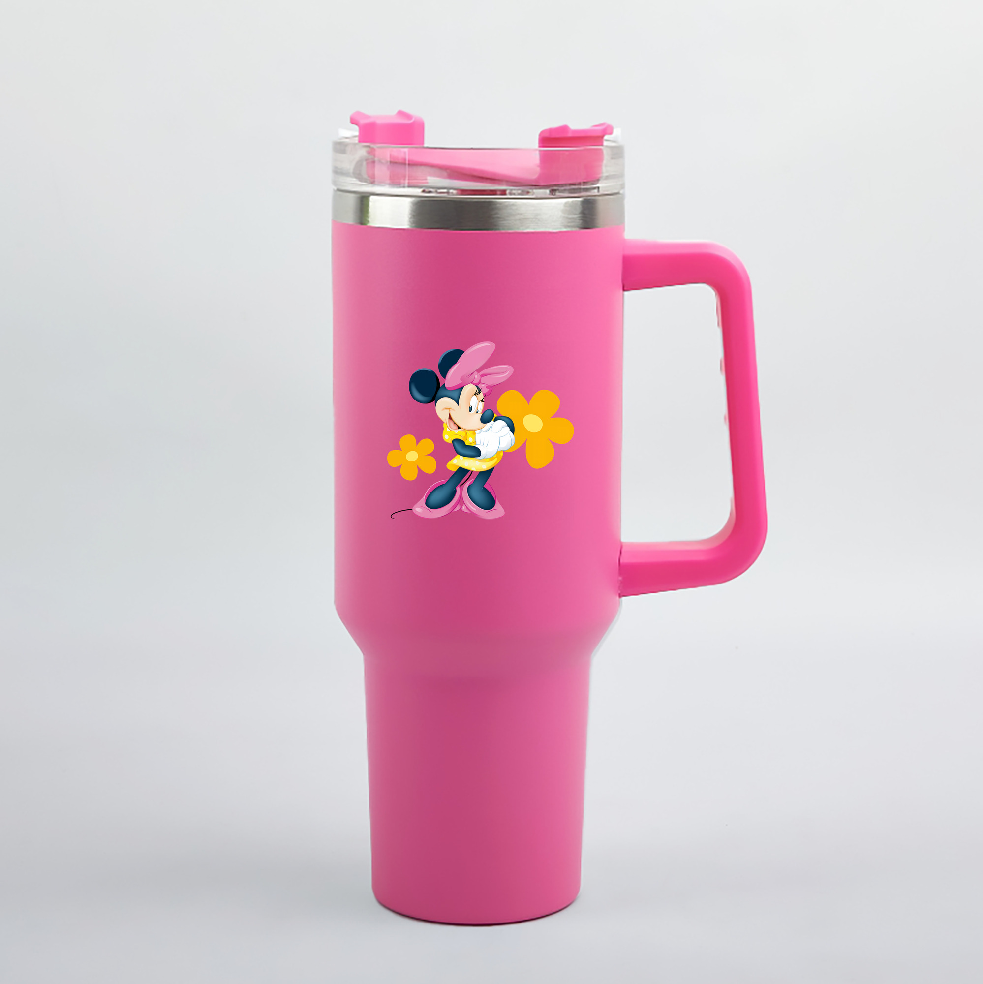 （画像用） ミッキーマウス Mickey Mouse 1200mL車用タンブラー（カラープリント）